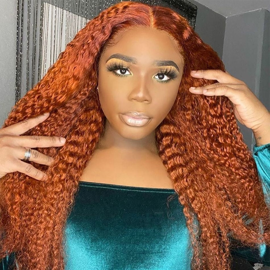 Dola Hair Ginger Curly Lace Front Wig 13X4