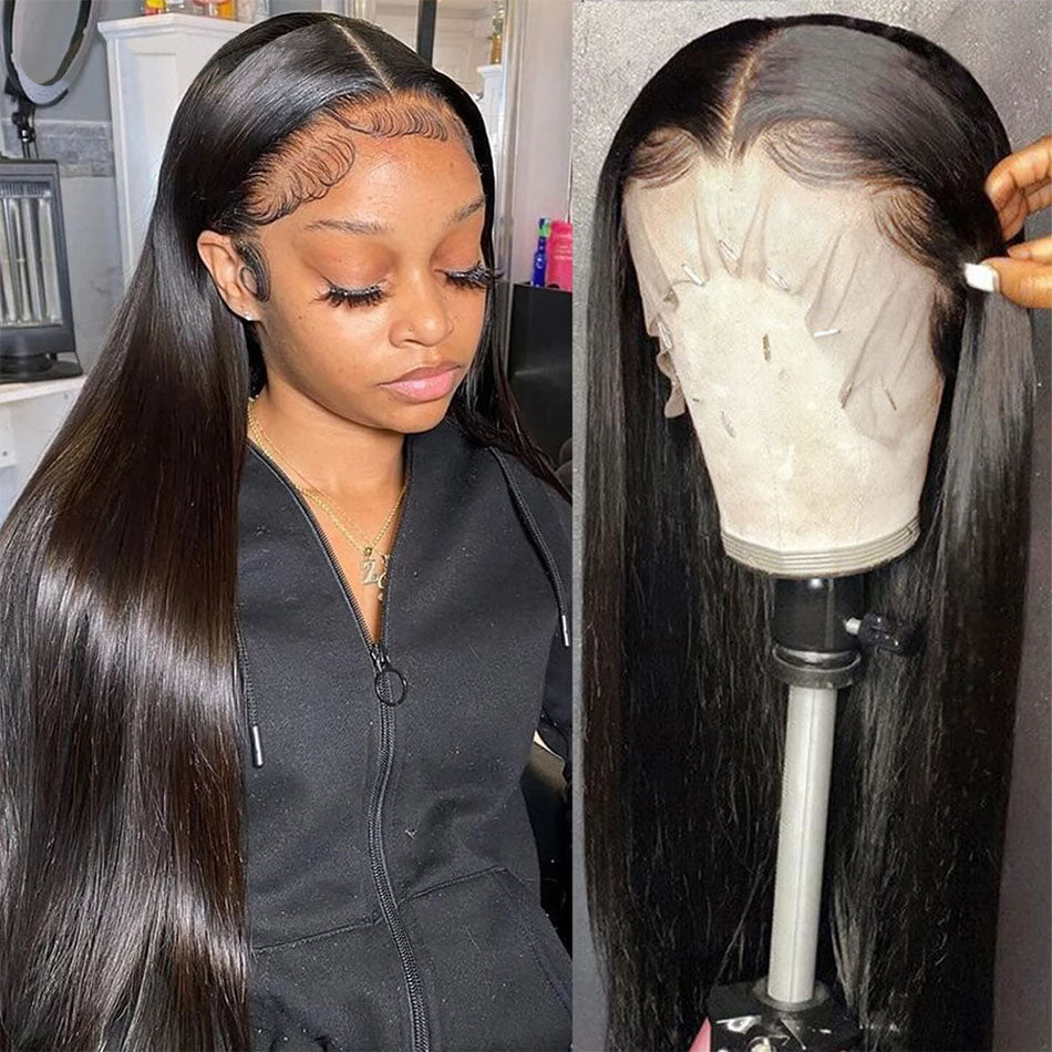 13X4 Lace Front Wig Brazilian Straight Human Hair Wig Dola Hair