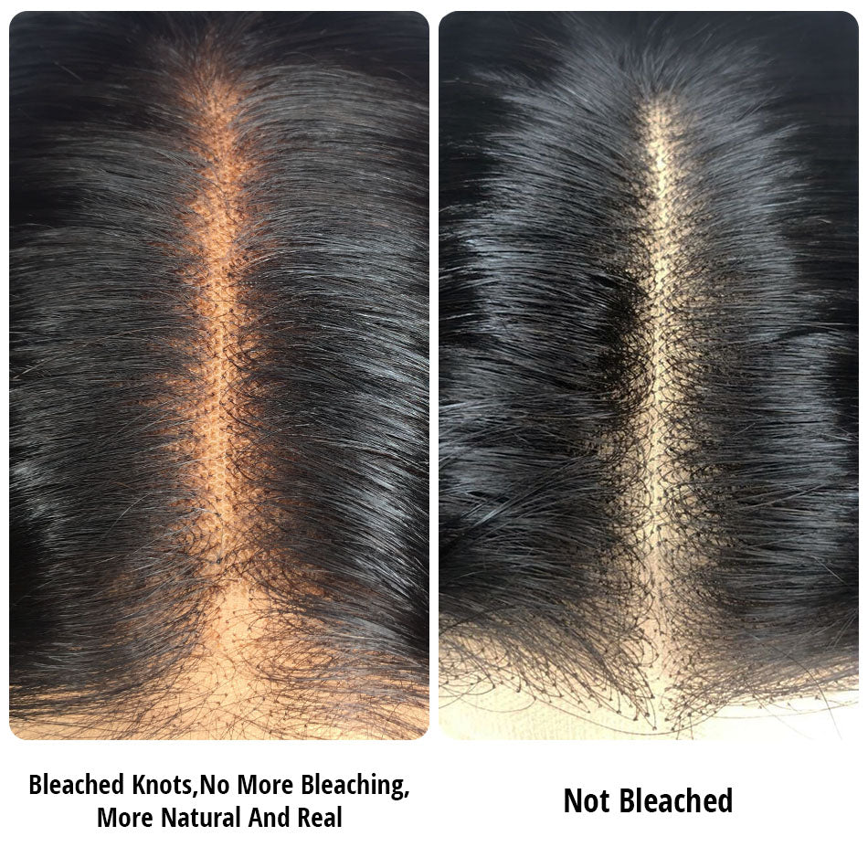 Bleach your knot Customized knot bleaching for human hair wigs Lace